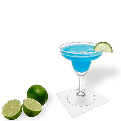 Blue Margarita with individual decoration