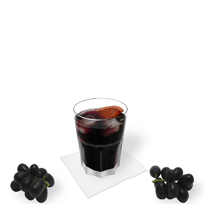 Red wine Coke with individual decoration