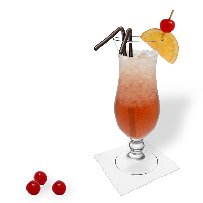 Singapore Sling with individual decoration