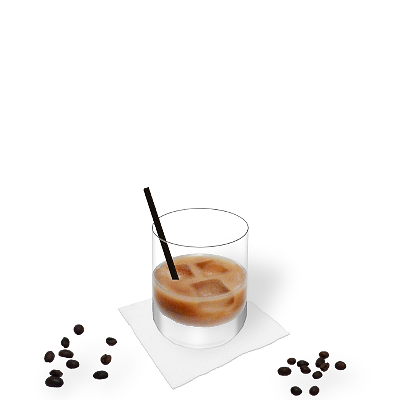 White Russian with individual decoration